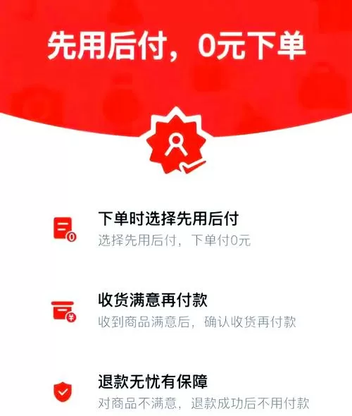 用了先用后付怎么直接付款截图