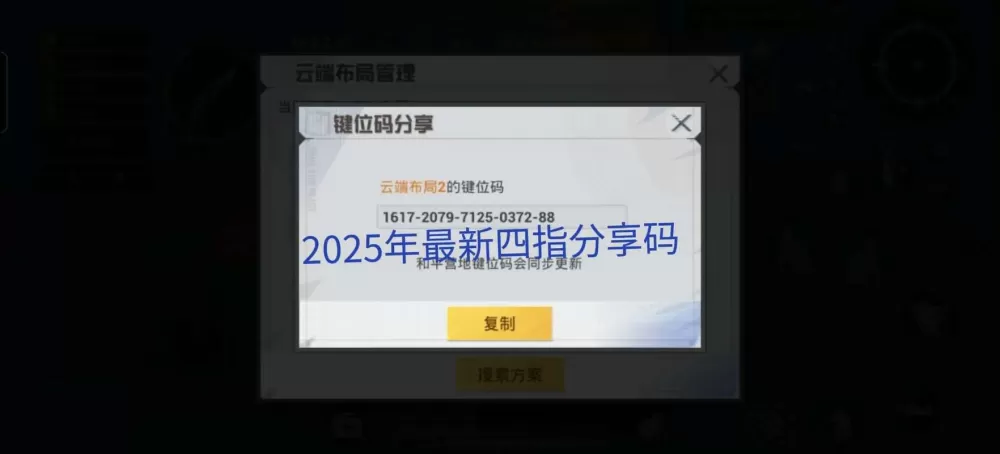 4指键位码免费复制2025