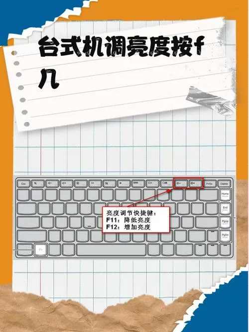 台式电脑哪个键调亮度