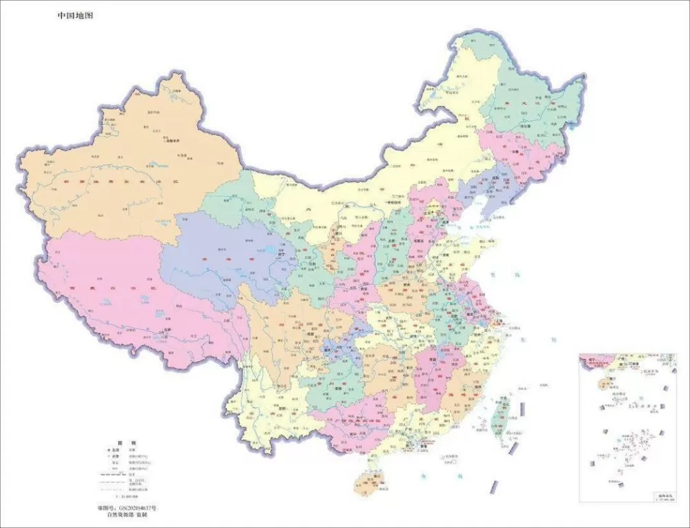 中国地图电子版可放大图标