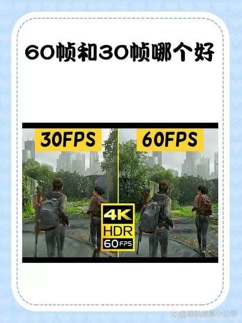 60帧数和30帧数的区别