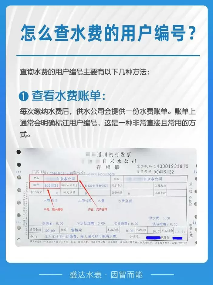如何查自己家水费户号