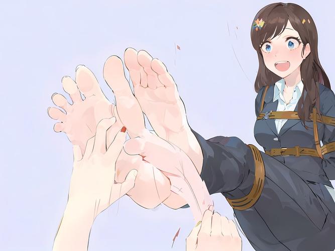 10个脚趾绑起来挠痒痒缩略图