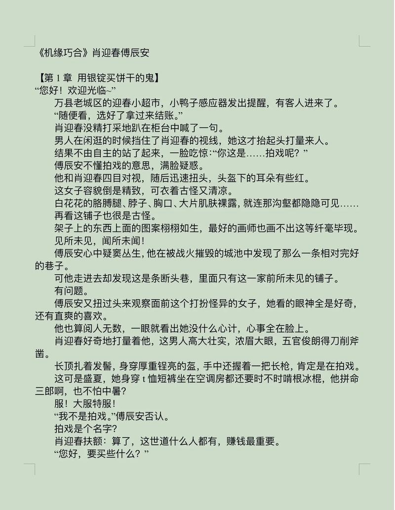 时空超市肖迎春傅辰安小说阅读免费正版