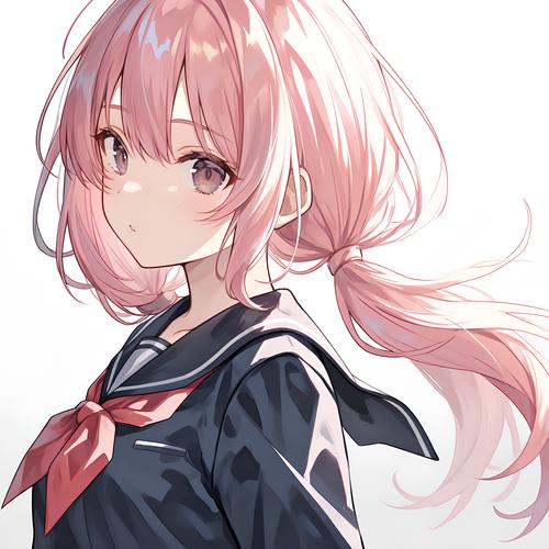 JK漫画旧版粉色头像版图标
