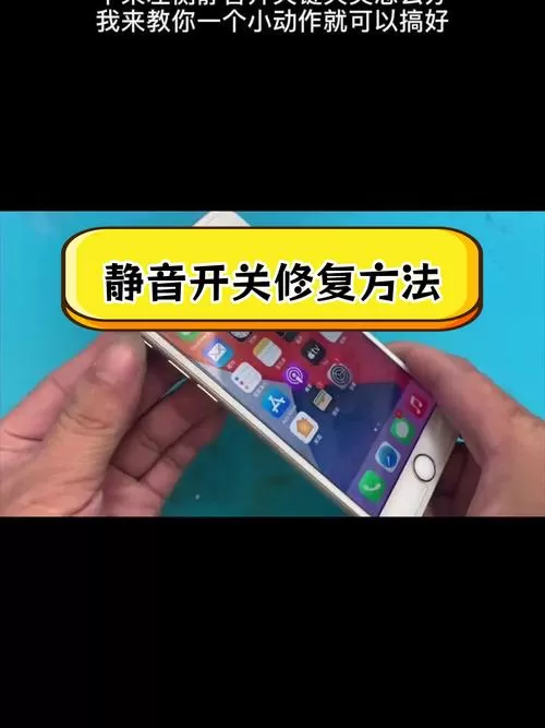 苹果6s侧面静音键失效