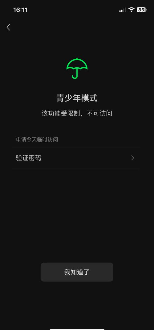 软件青少年模式怎么关闭