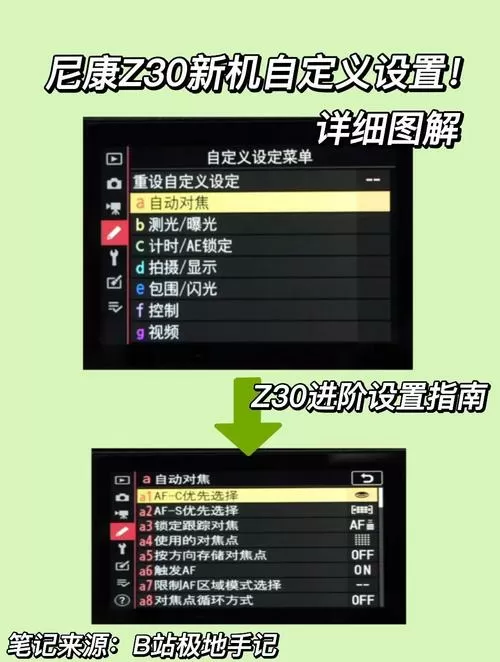 尼康相机怎么设置屏幕拍照
