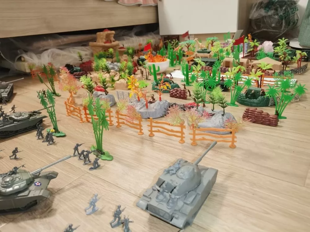 二战小兵人模型士兵战争沙盘