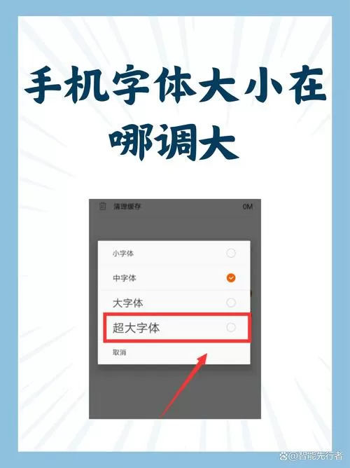 电话字体怎么调大小