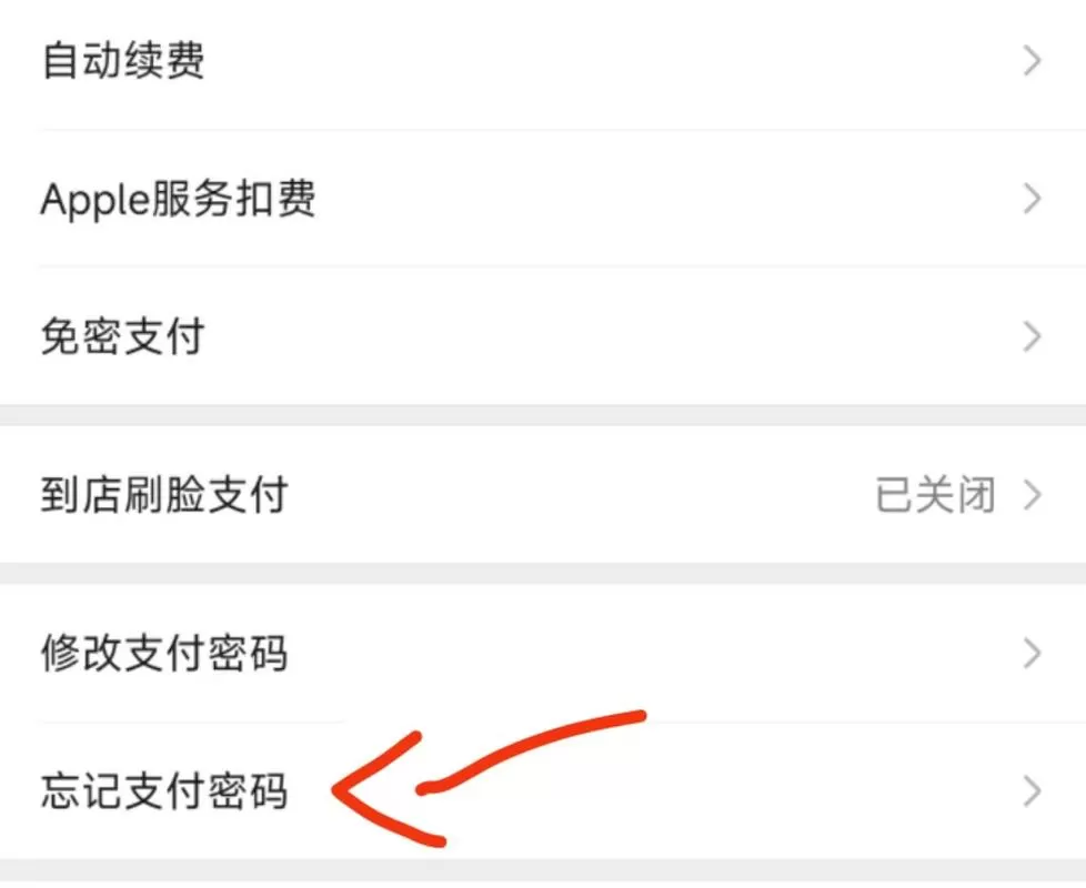 忘记了微信支付密码怎么办图标