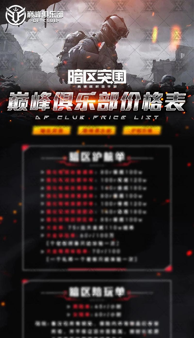 暗区突围外挂价格