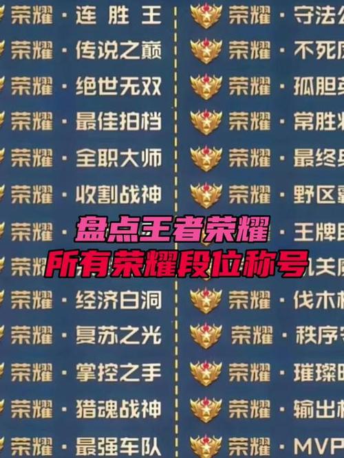 王者荣耀称号上榜条件截图