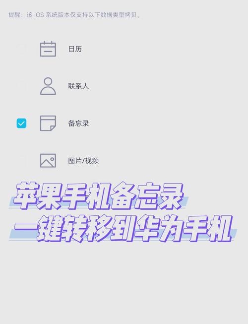 iPhone备忘录导出到华为