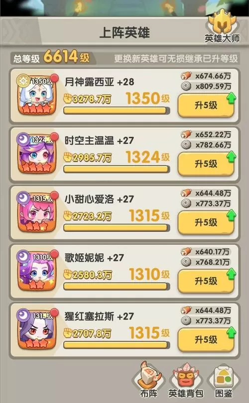 全民主公2最强推图阵容图标