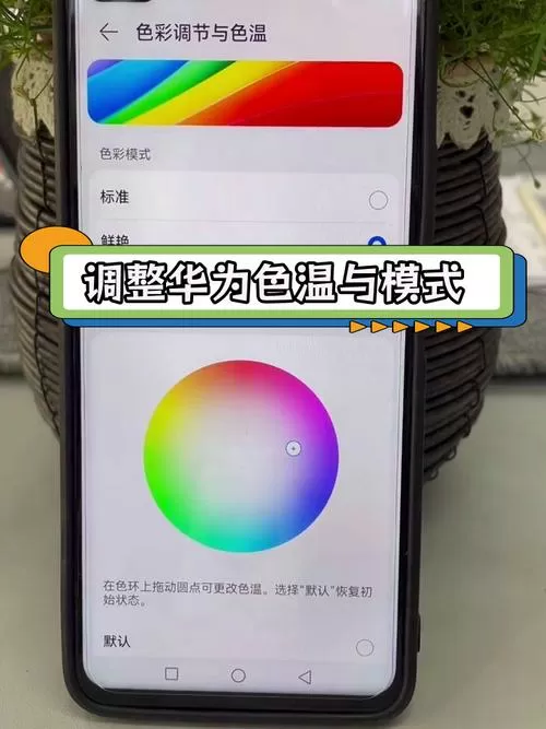 手机桌面颜色怎么调(色彩)截图