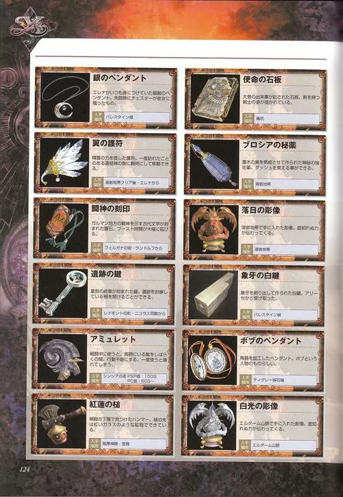 伊苏6全物品收集