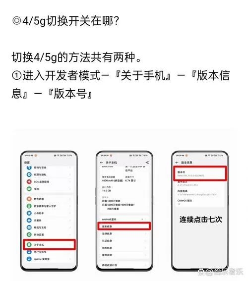 realme启用5g开关不见了