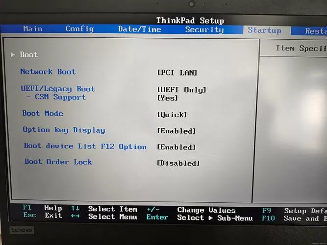 联想bios设置启动顺序