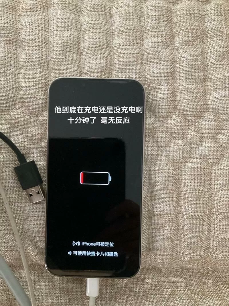 苹果充电不显示充电图标