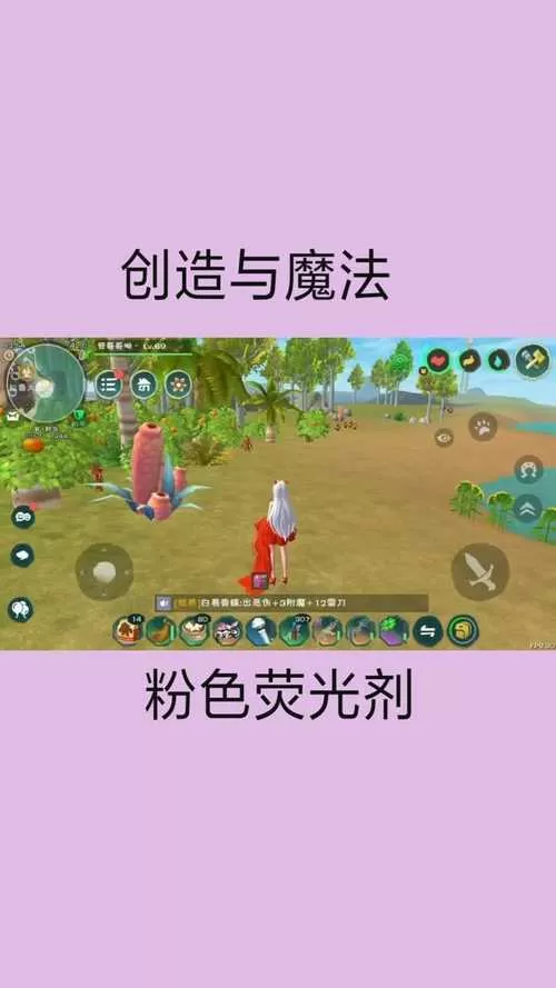创造与魔法粉色荧光粉分布图