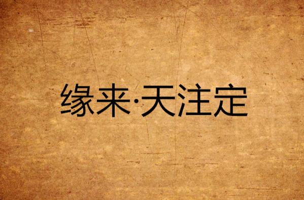 缘来天注定截图