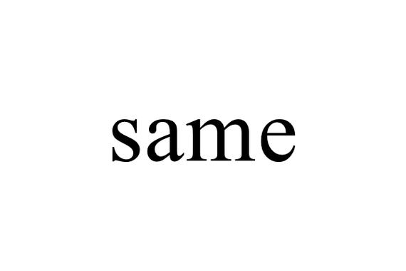 same字母官网