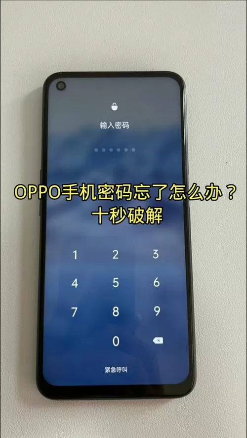 OPPO隐私密码忘记