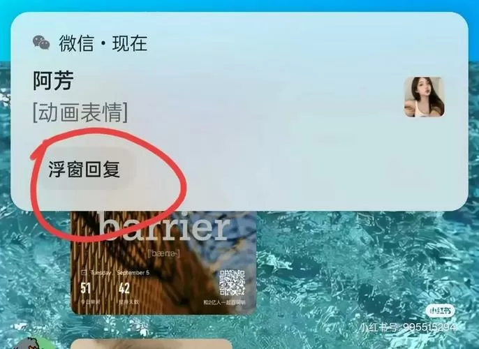 悬浮窗回复