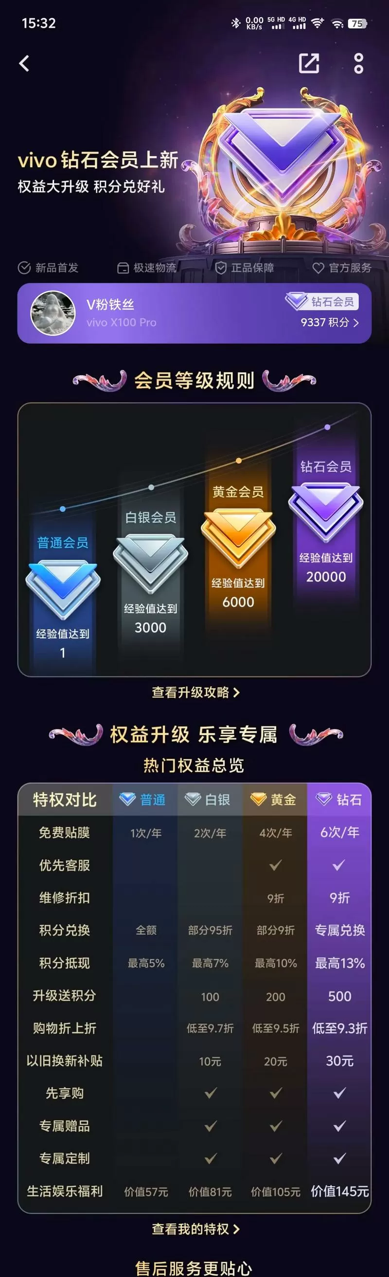 vivo会员怎么升级