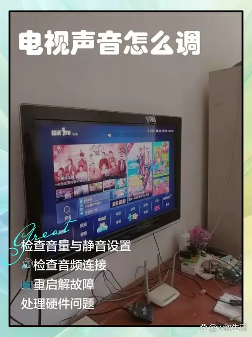 电视声音太大怎么调整