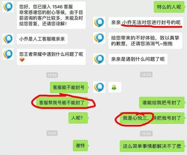 王者荣耀人工客服接听