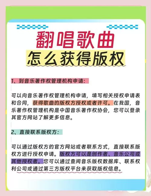 翻唱歌曲需要版权吗