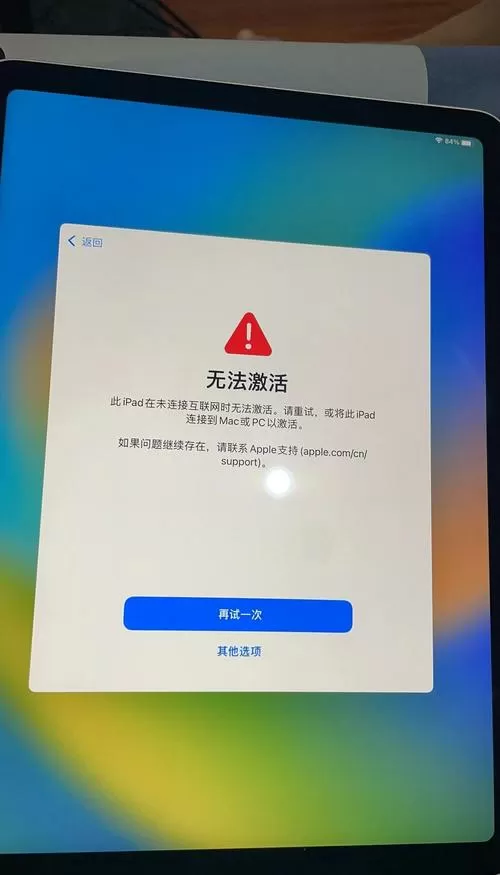 无法在此ipad上激活面容id