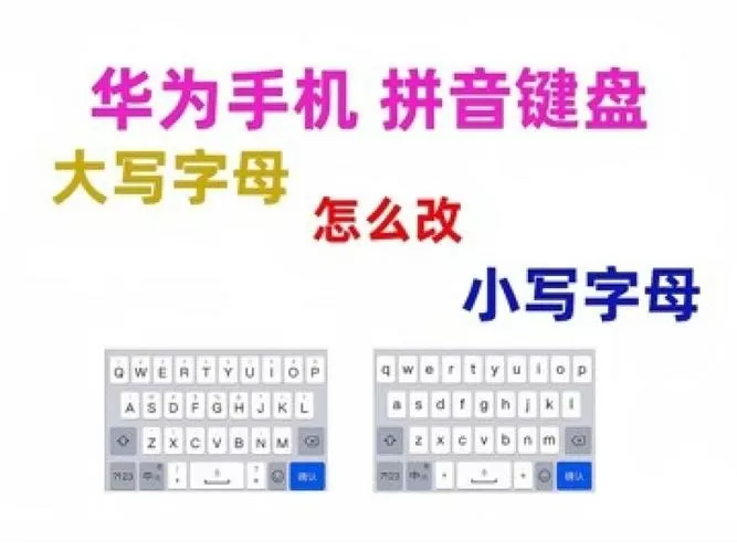 华为小写字母怎么写