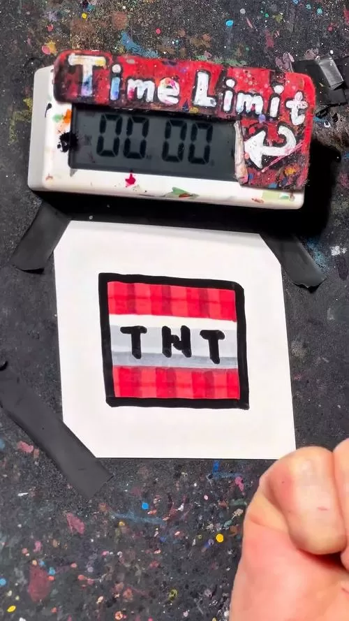我的世界TNT简笔画