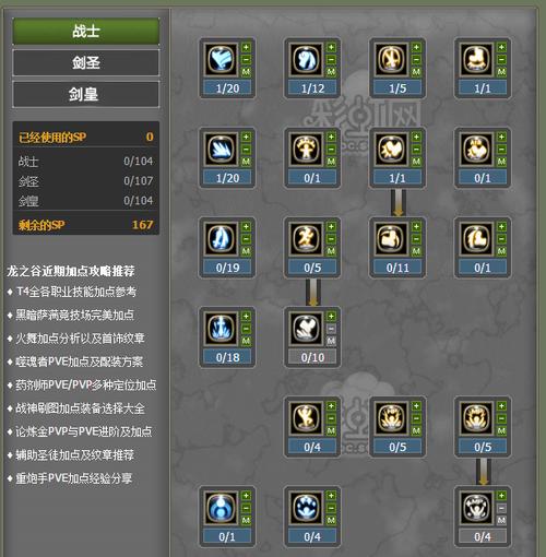 龙之谷95技能加点模拟器
