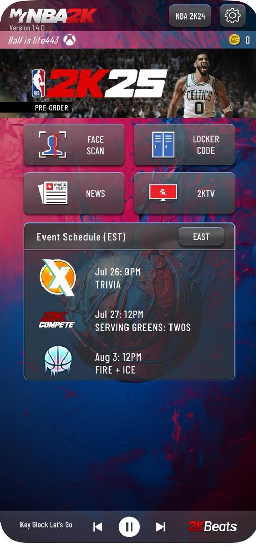 mynba2k25扫脸下载无限金币版截图