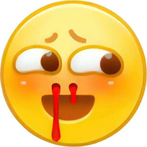 流鼻血微信表情的意思
