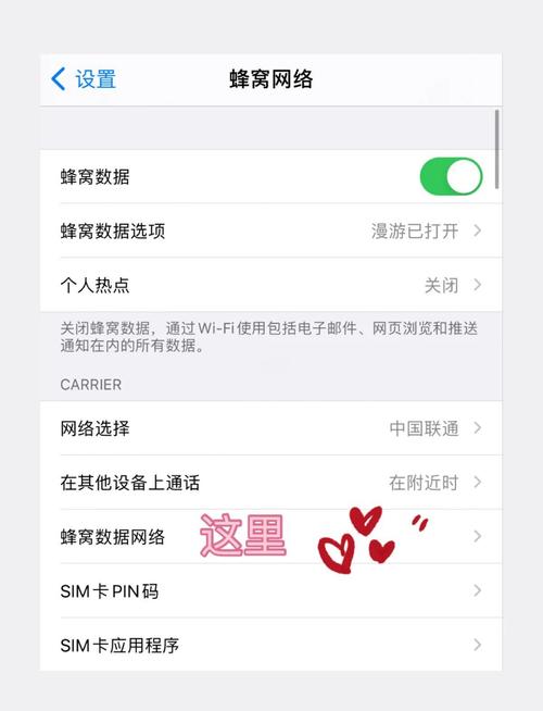 流量卡在苹果手机上怎么开热点