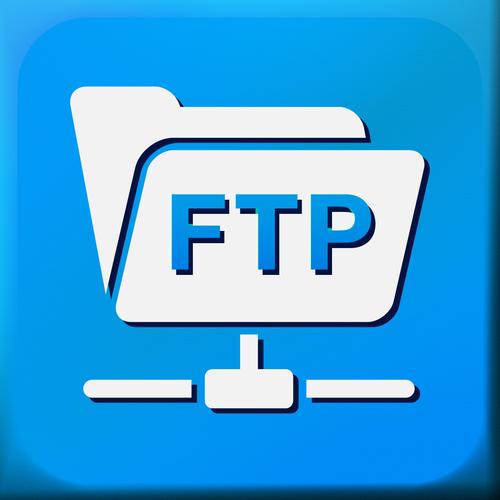 FTP安装包蓝色版无广告免费图标