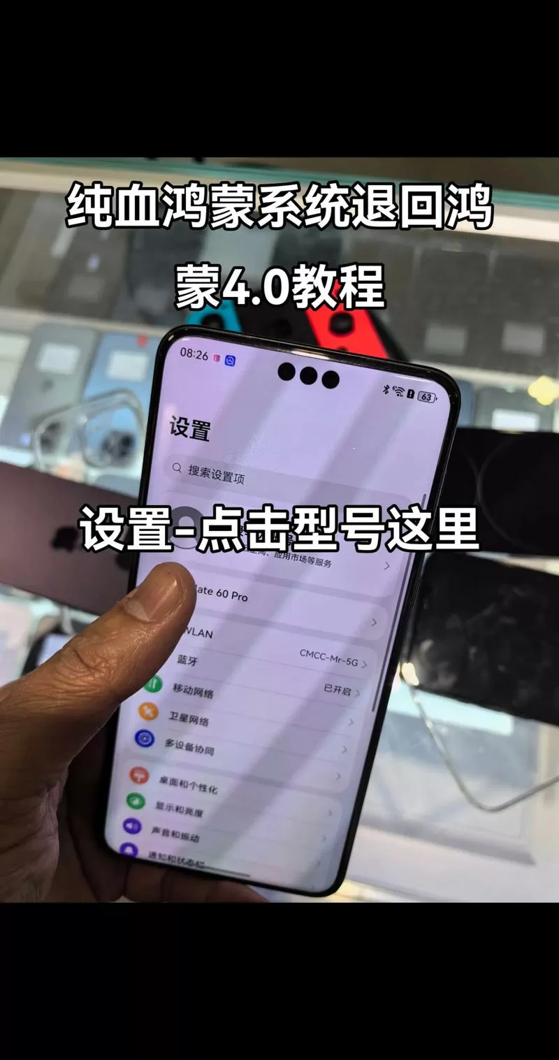怎样把手机系统换回旧版本