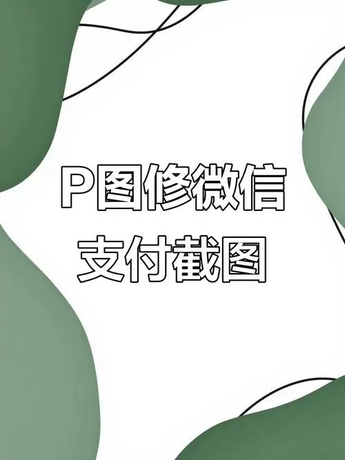 付款截图修改软件