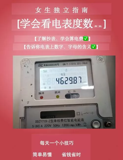 电表上的数字怎么看截图