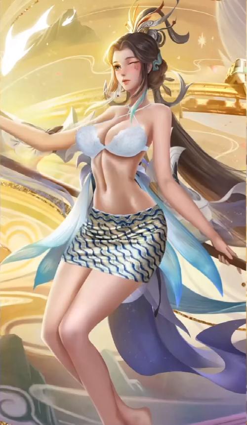 大乔全皮肤去除布料后的样子赚钱版