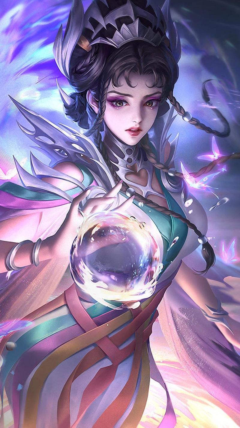 芈月白晶晶皮肤高清海报