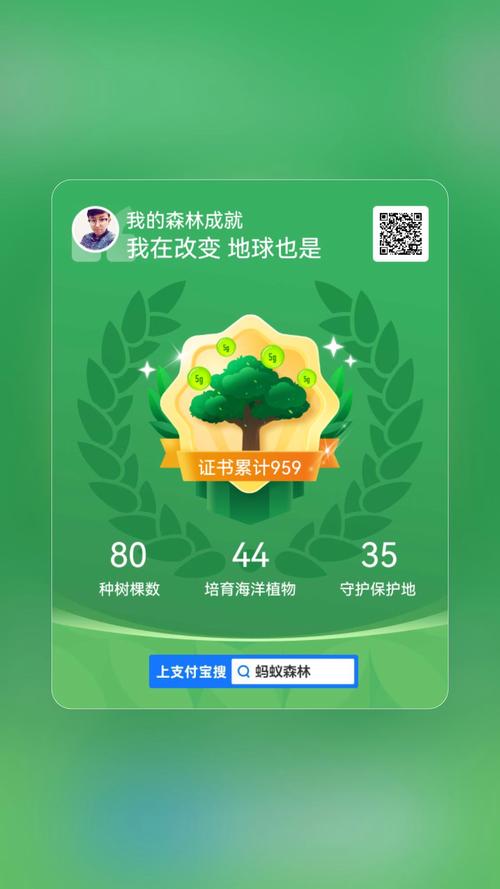 蚂蚁森林能挣钱吗旧版截图