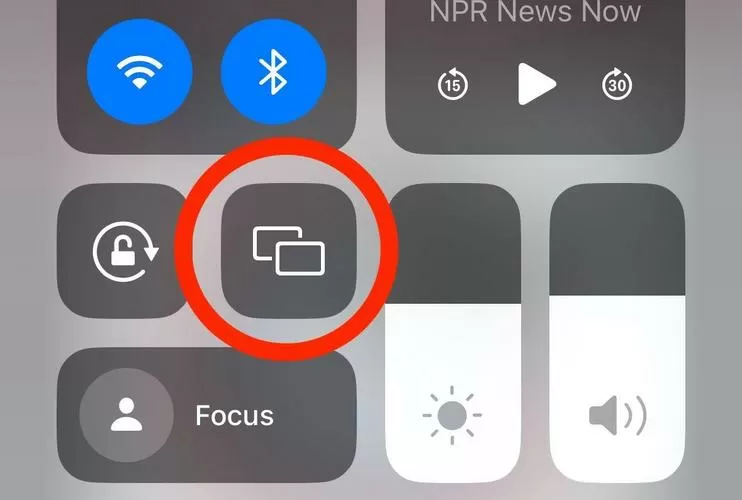 iphone屏幕镜像连电视