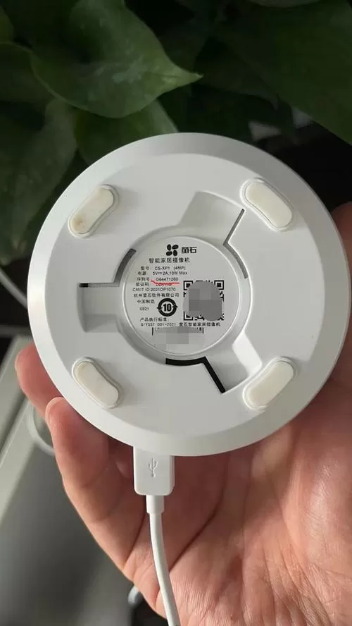 萤石摄像机初始密码