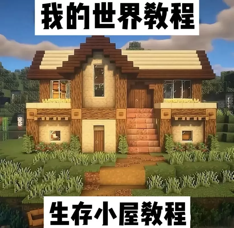 我的世界怎么造一栋好房子